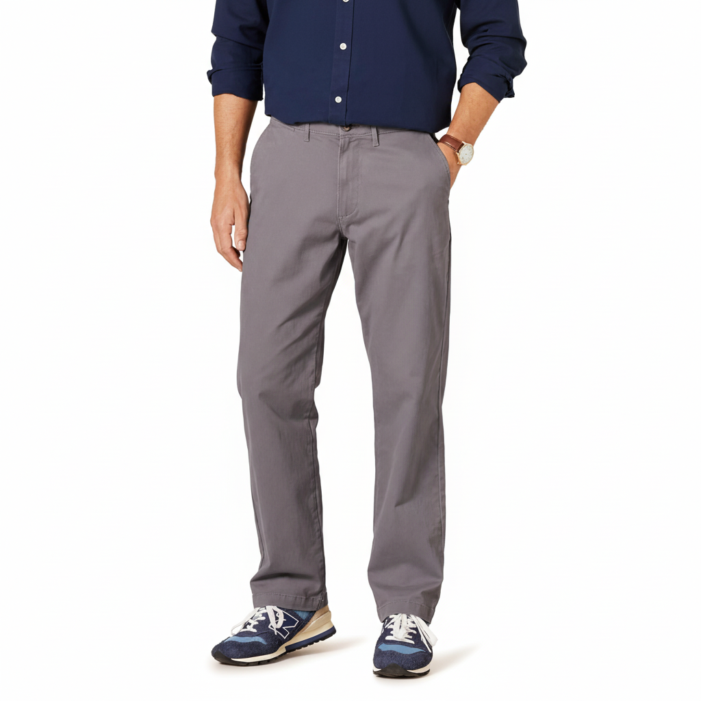 Classic Fit Casual Stretch Chino Pants