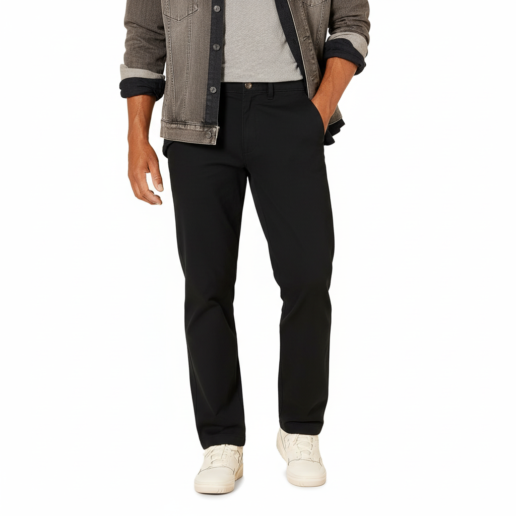 Classic Fit Casual Stretch Chino Pants