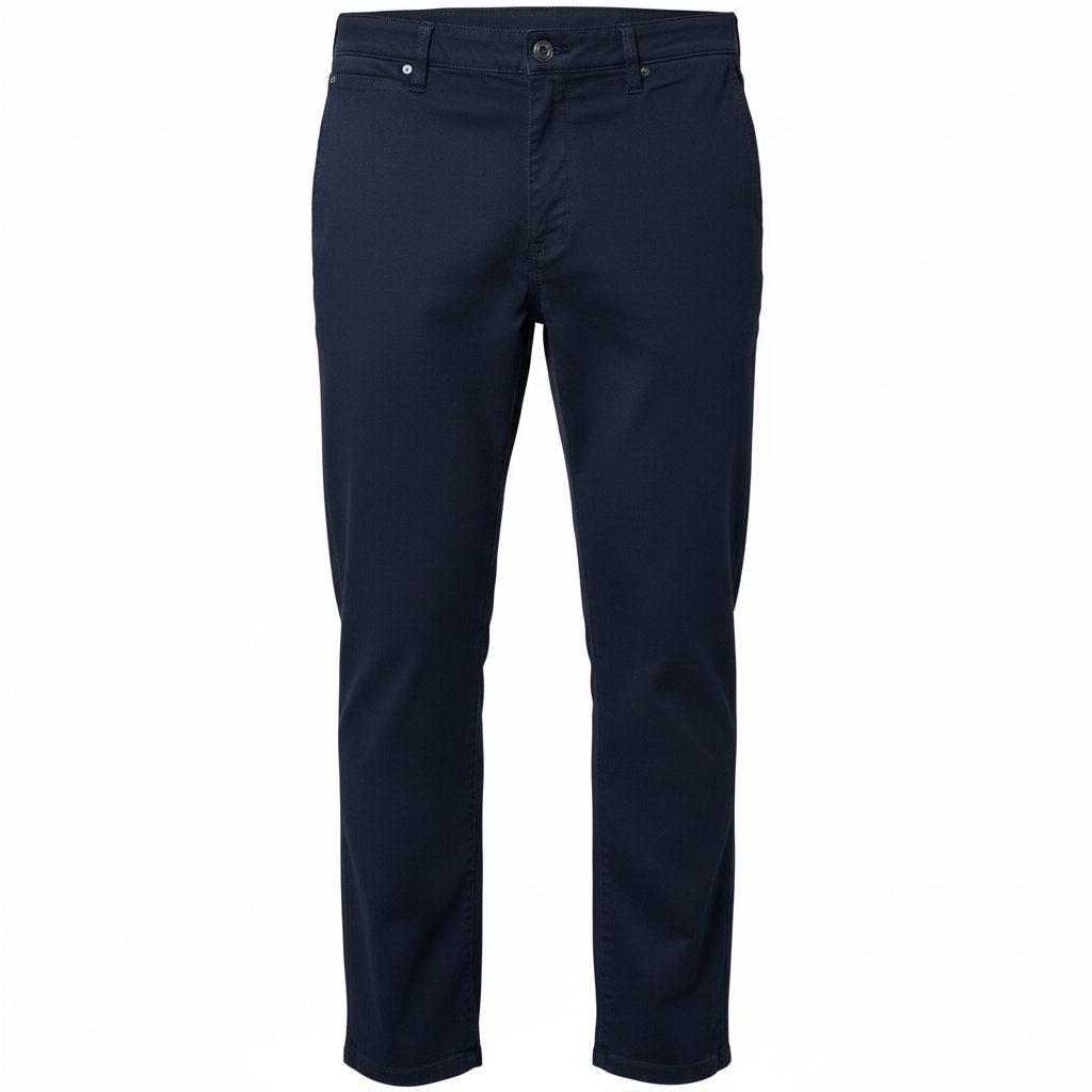 Straight Fit 5 Pocket Stretch Twill Pants