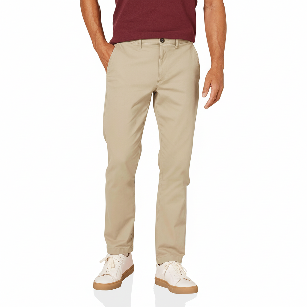 Slim Fit Casual Stretch Chino Pants