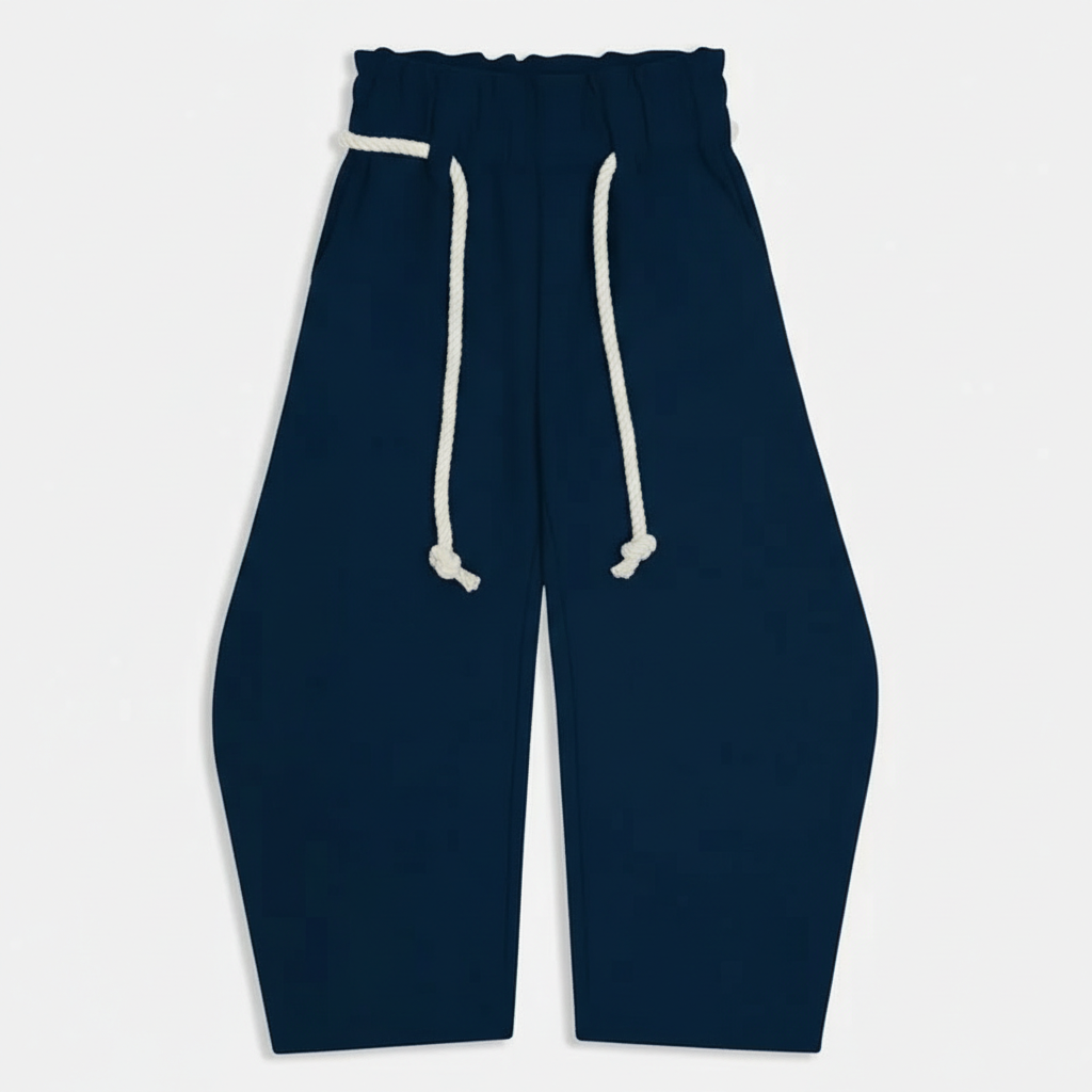 Baggy Wide Leg Pants for Women Casual Elastic Waist Lantern Trouser Sweatpants Womenswear