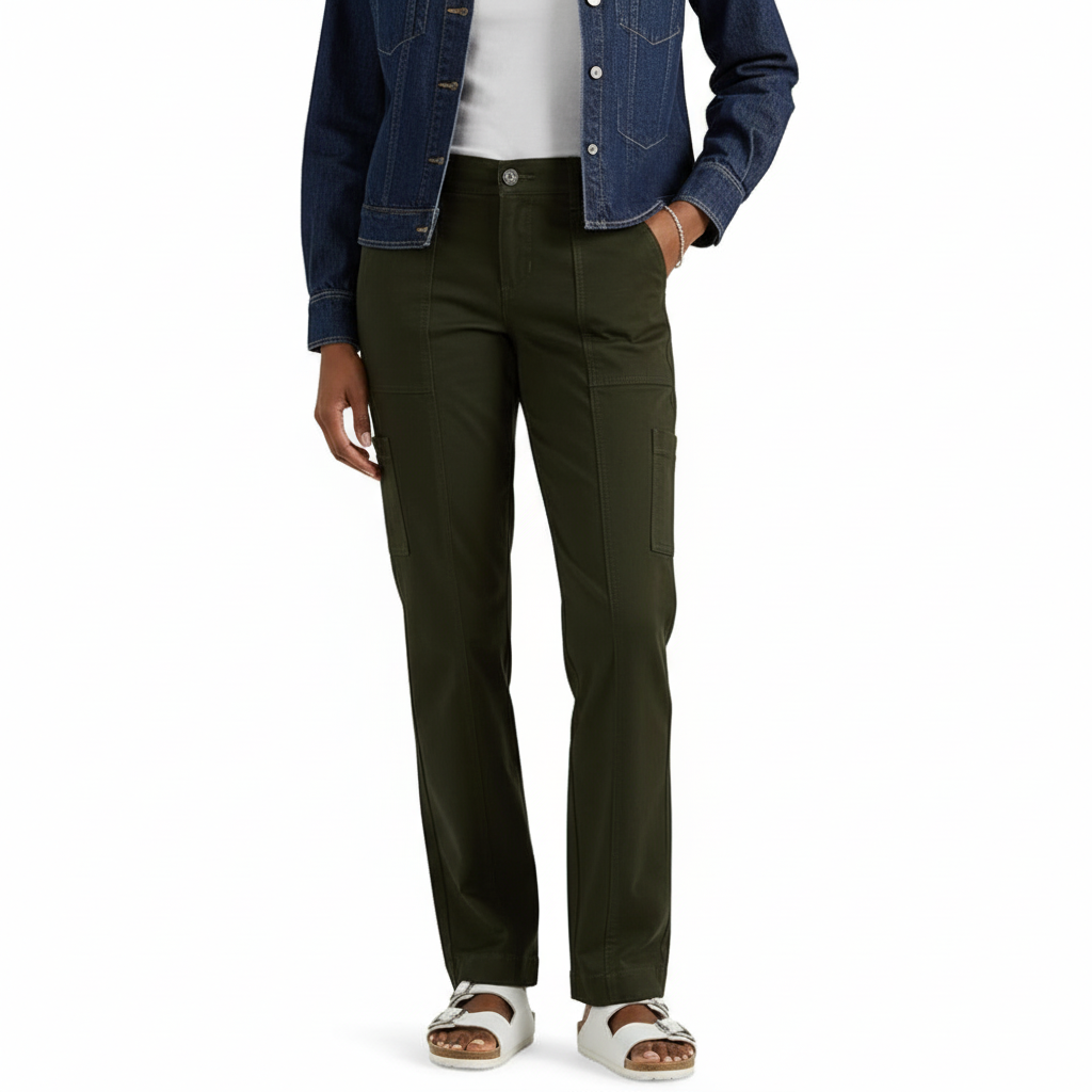 Flex To Go Straight Fit Utility Pants For Women