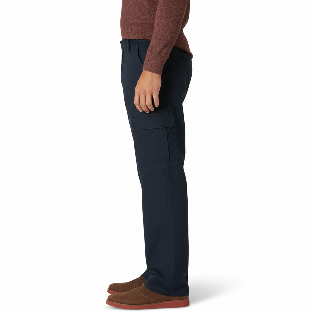 Mens Relaxed Fit Stretch Cargo Pant