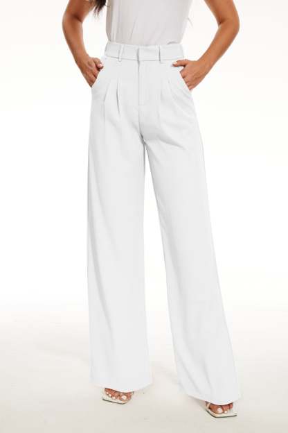 The Effortless Tailored Wide Leg Pants-Legletic