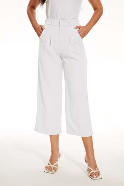 The Effortless Tailored Wide Leg Pants-Legletic