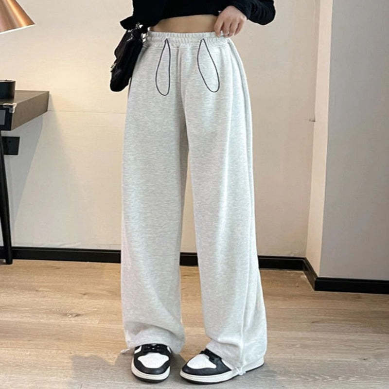 Baggy Wide Leg Oversize Women's Sweatpants-Legletic