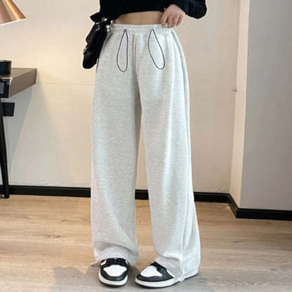 Baggy Wide Leg Oversize Women's Sweatpants-Legletic