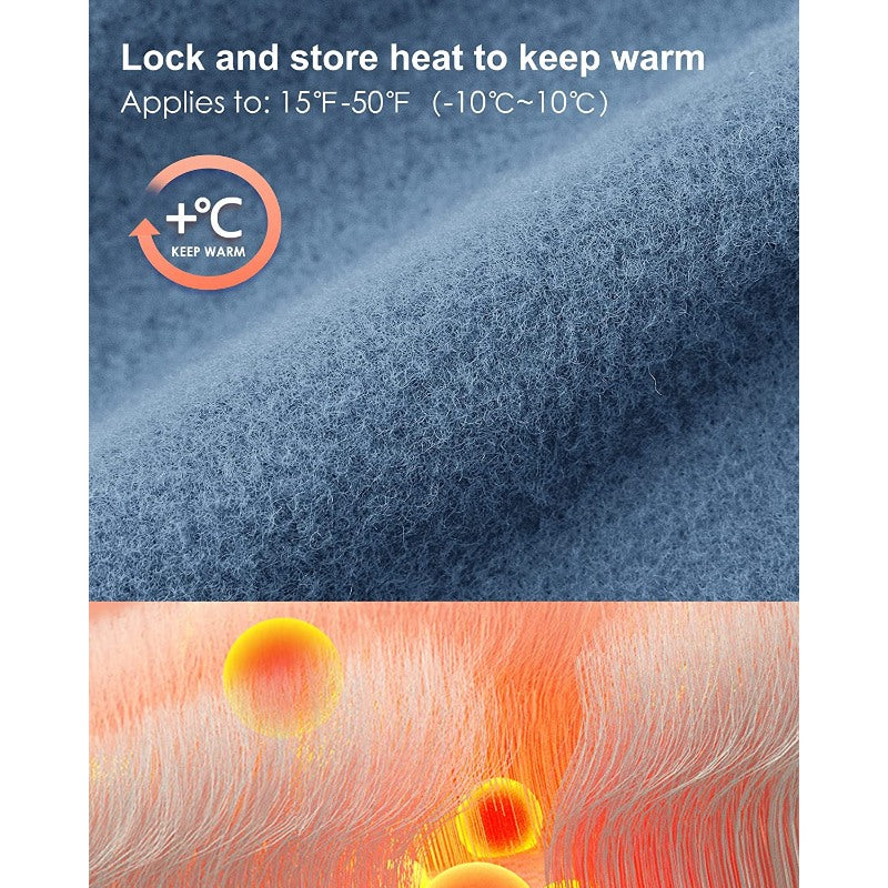 Women's Fleece Lined Leggings Water Resistant Thermal Winter Pants Hiking Yoga Running Tights High Waisted-Legletic