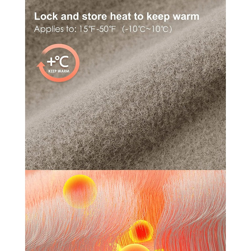 Women's Fleece Lined Leggings Water Resistant Thermal Winter Pants Hiking Yoga Running Tights High Waisted-Legletic