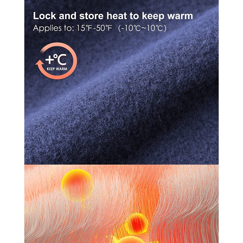 Women's Fleece Lined Leggings Water Resistant Thermal Winter Pants Hiking Yoga Running Tights High Waisted-Legletic