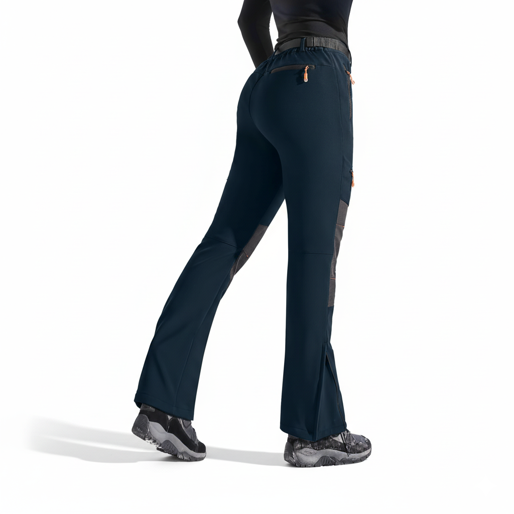 Winter Hiking Pants for Women with Insulated Waterproof Softshell Design
