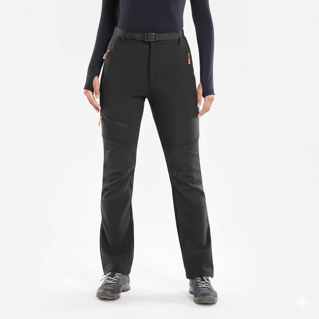 Winter Hiking Pants for Women with Insulated Waterproof Softshell Design