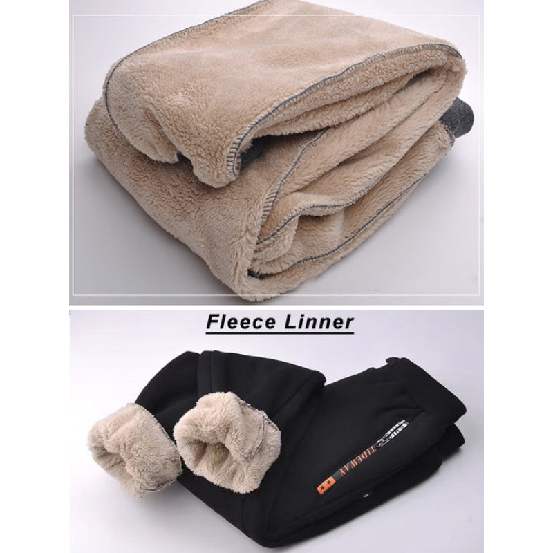 Winter Thick Warm Fleece Sweatpants For Men-Legletic