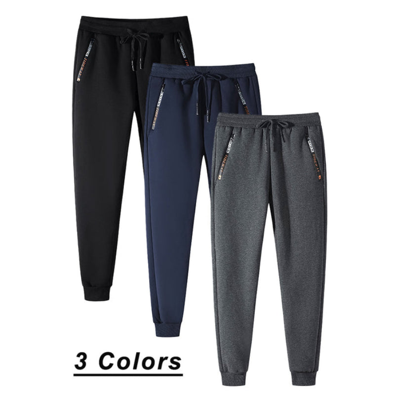 Winter Thick Warm Fleece Sweatpants For Men-Legletic