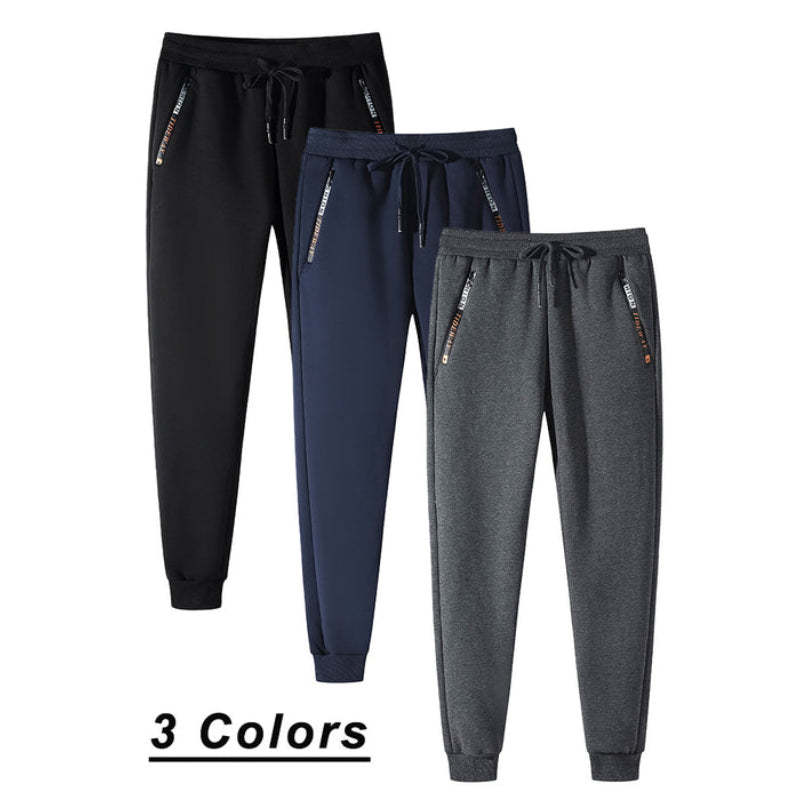 Winter Thick Warm Fleece Sweatpants For Men-Legletic