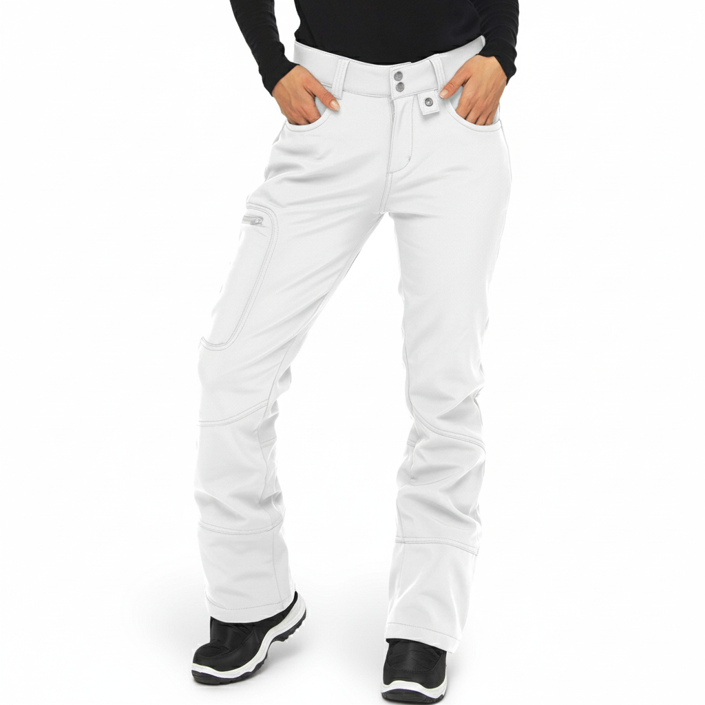 Women Fleece Lined Softshell Winter Pants