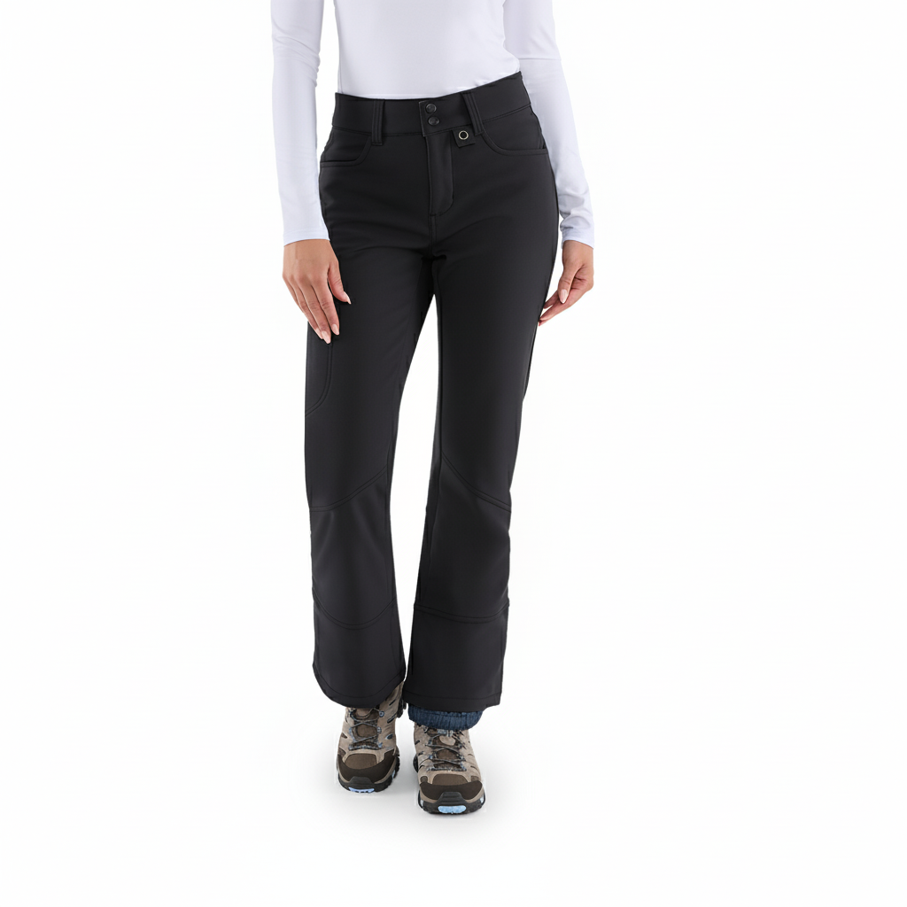 Women Fleece Lined Softshell Winter Pants