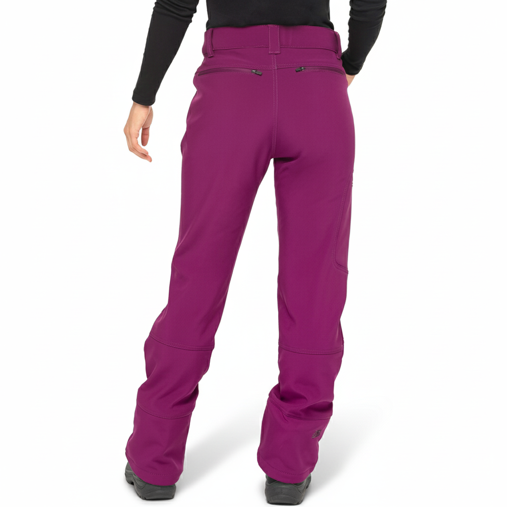 Women Fleece Lined Softshell Winter Pants