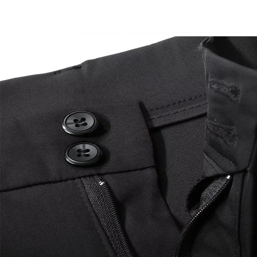 Thin Fabric Classics Straight High Waist Pants-Legletic