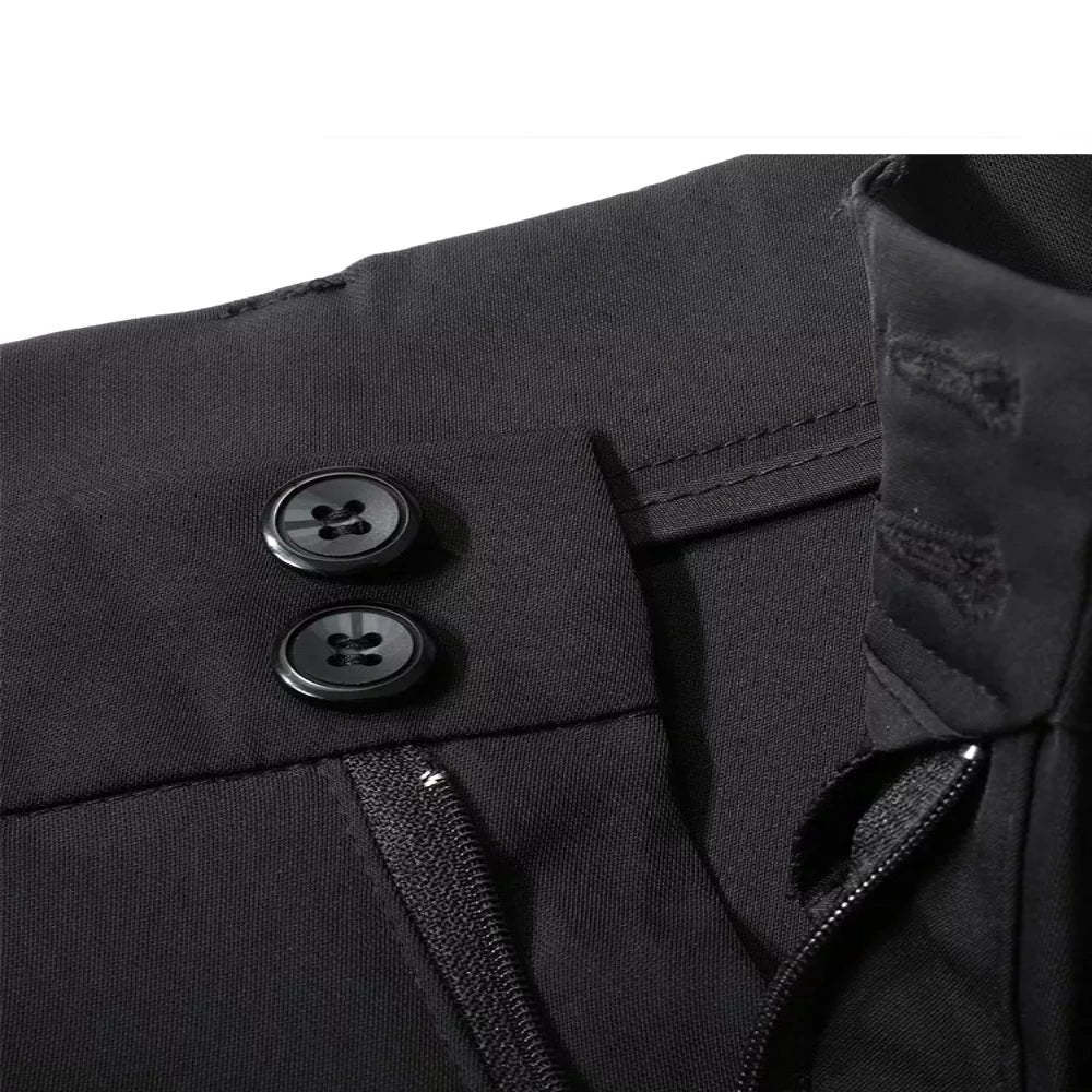 Thin Fabric Classics Straight High Waist Pants-Legletic