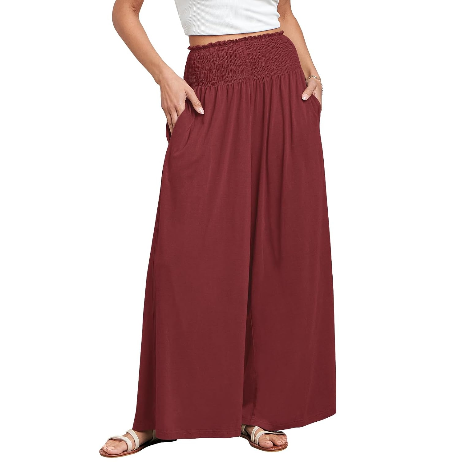 Casual Wide Loose Boho Summer Pants For Women