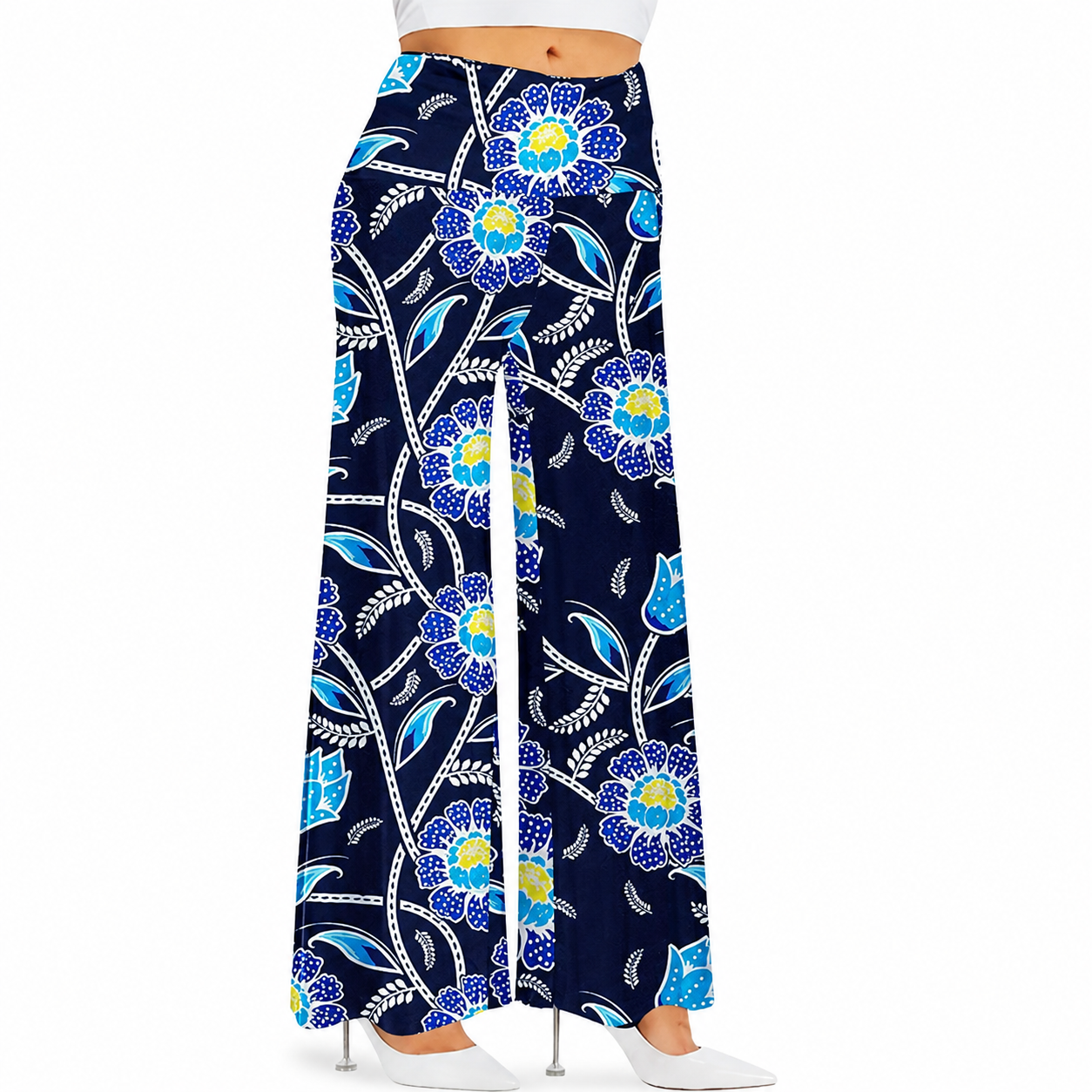 Casual Wide Flowy Loose Fit Pants For Women
