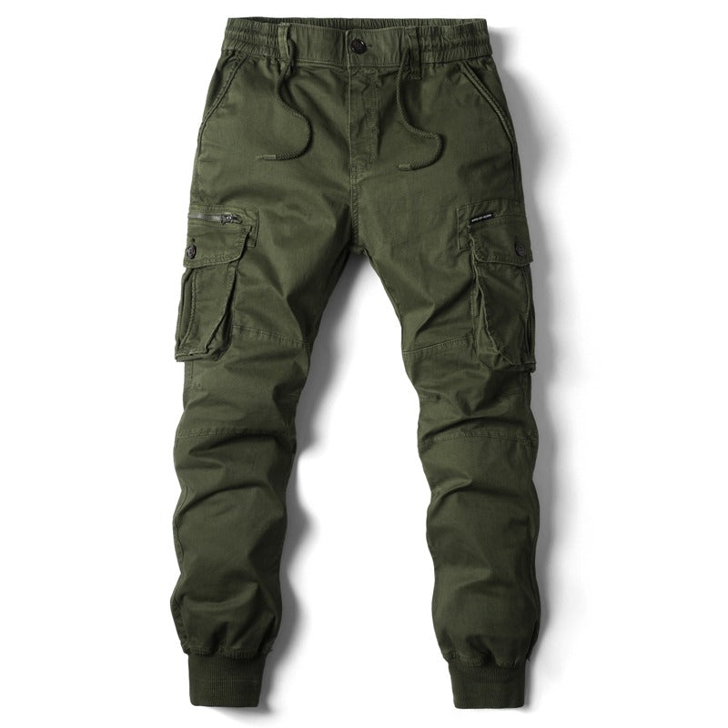 Men's Full Length Military Cargo Pants-Legletic
