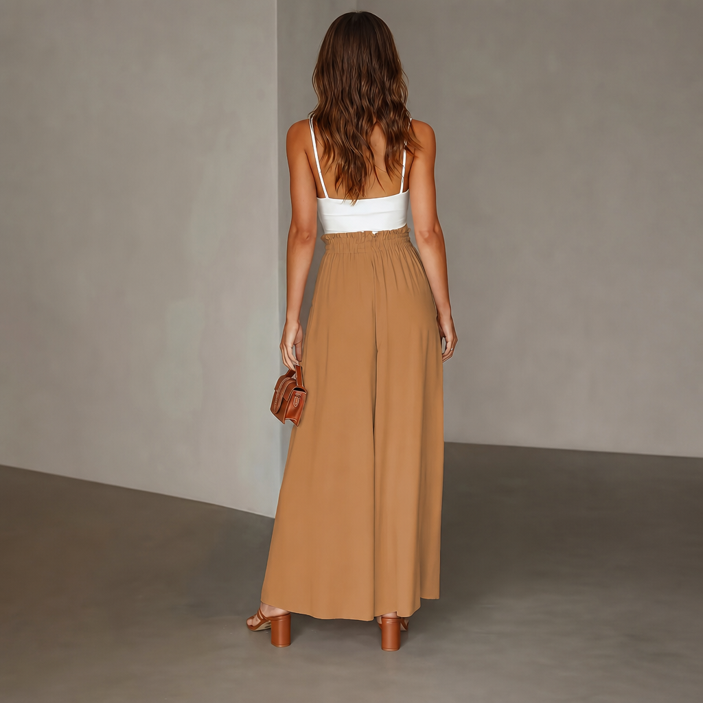 Wide Loose Spring Summer Fashion High Pants For Women