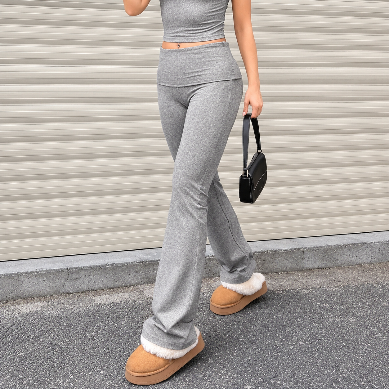 Pack Of 3 Casual Bootcut Pack Leggings Athleisure Pants For Women