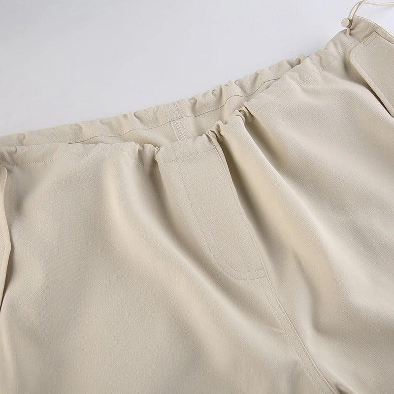 Women Solid Joggers Baggy Trouser Pants-Legletic