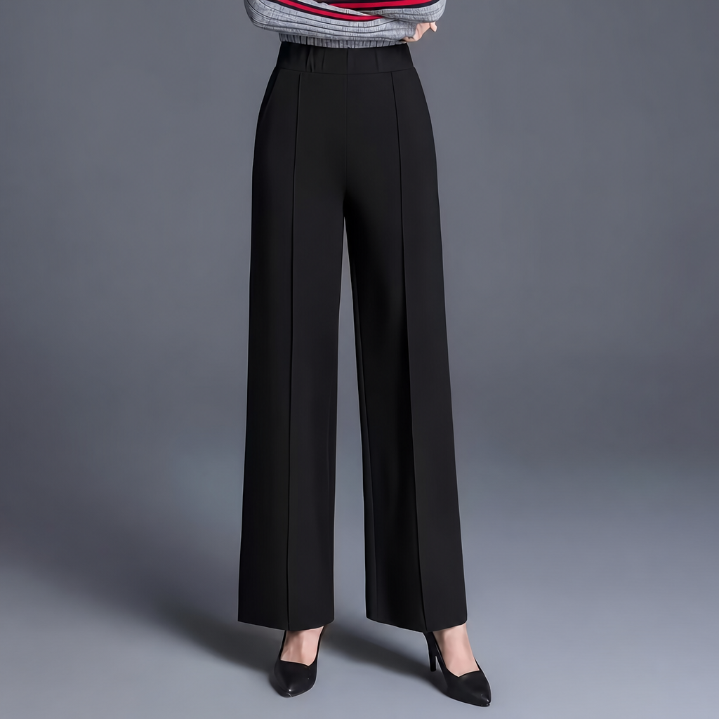 High Slant Pants With Pocket For Women