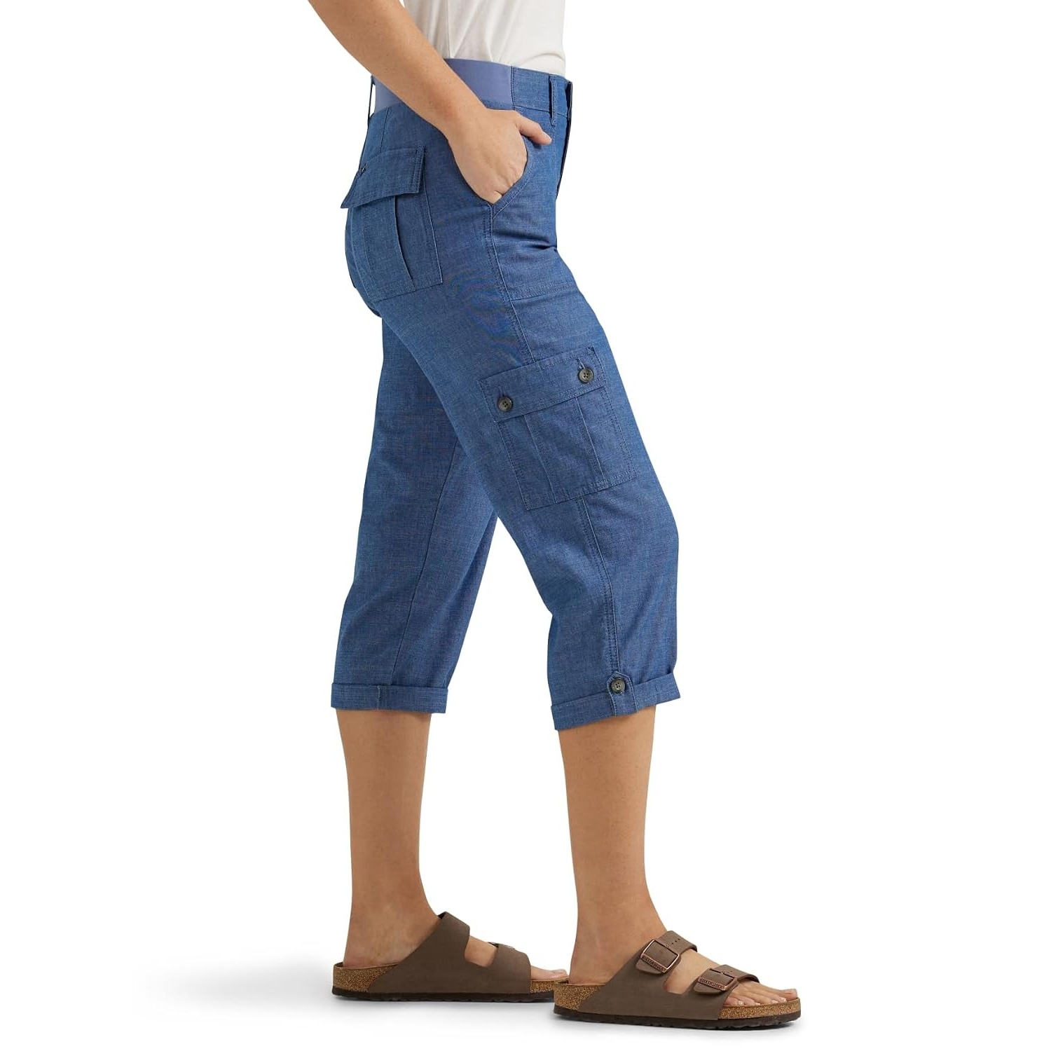 Comfy Cargo Capri Pants For Women