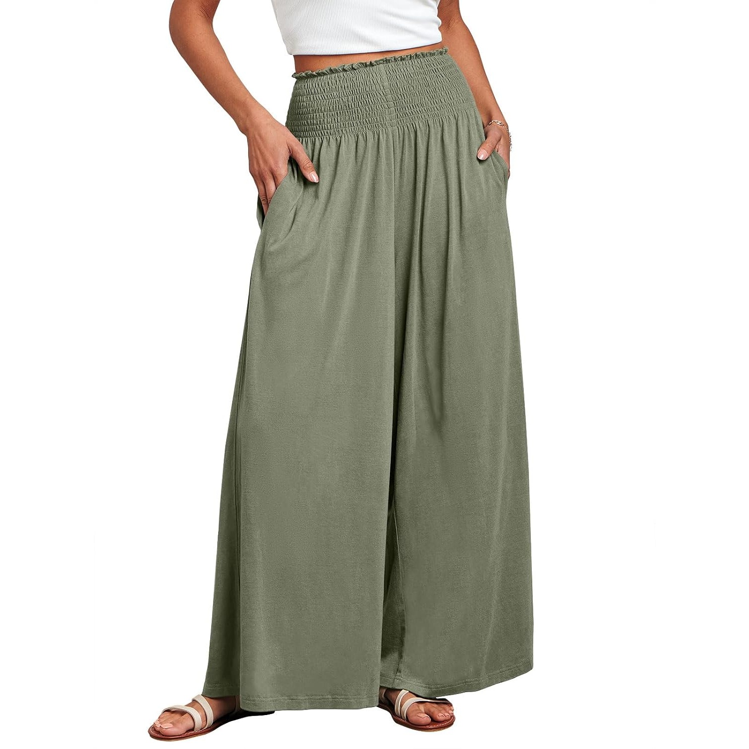 Casual Wide Loose Boho Summer Pants For Women