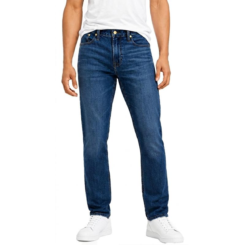 Straight Stretch Slim Classic Jeans For Men