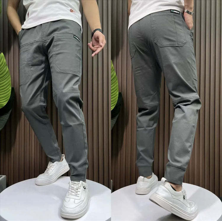 Men's High Stretch Multi-pocket Skinny Cargo Pants-Legletic
