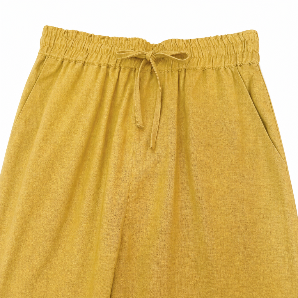 Versatile Artistic Pants With Drawstring For Women