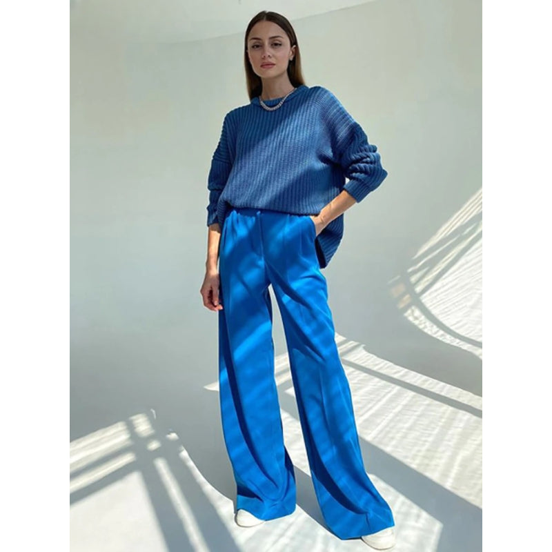 Casual High Waist Full Length Office Pant For Women-Legletic