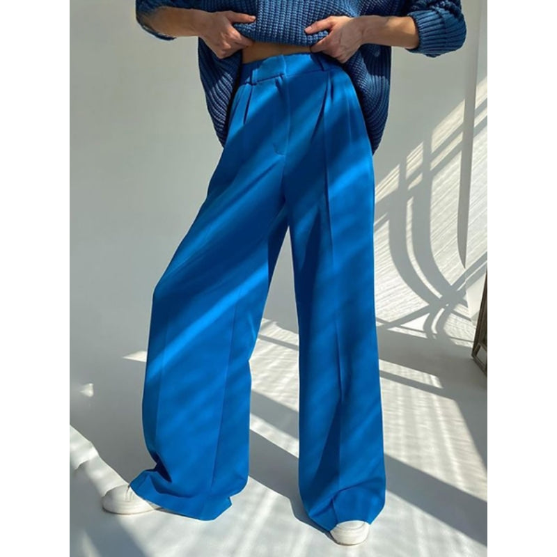 Casual High Waist Full Length Office Pant For Women-Legletic