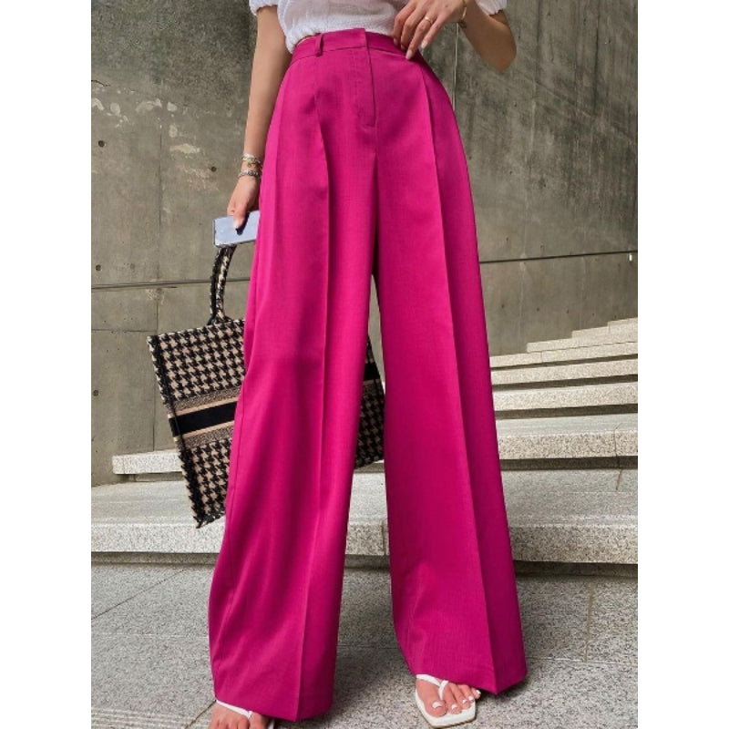 Casual High Waist Full Length Office Pant For Women-Legletic