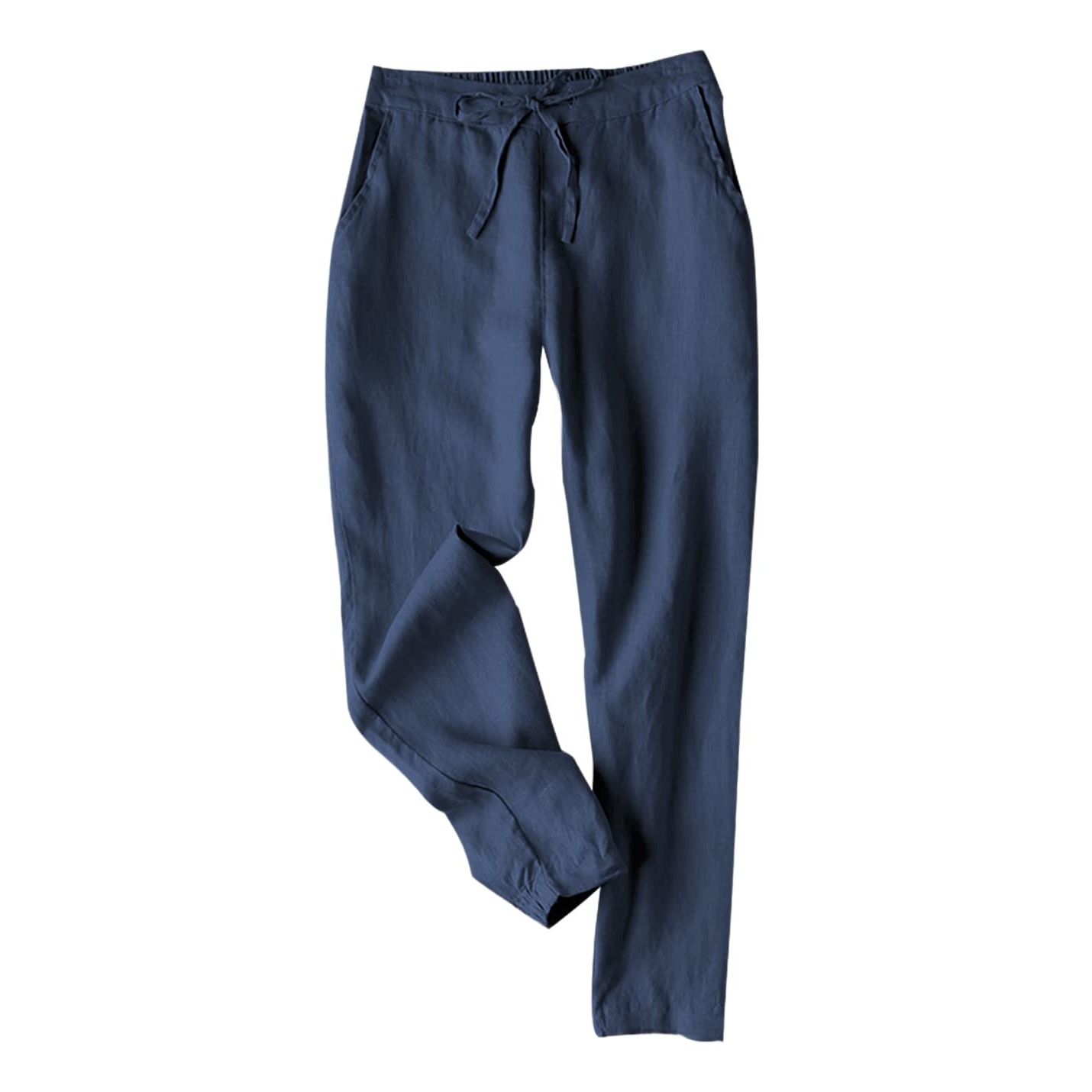 Summer Casual Drawstring Pants With Pockets