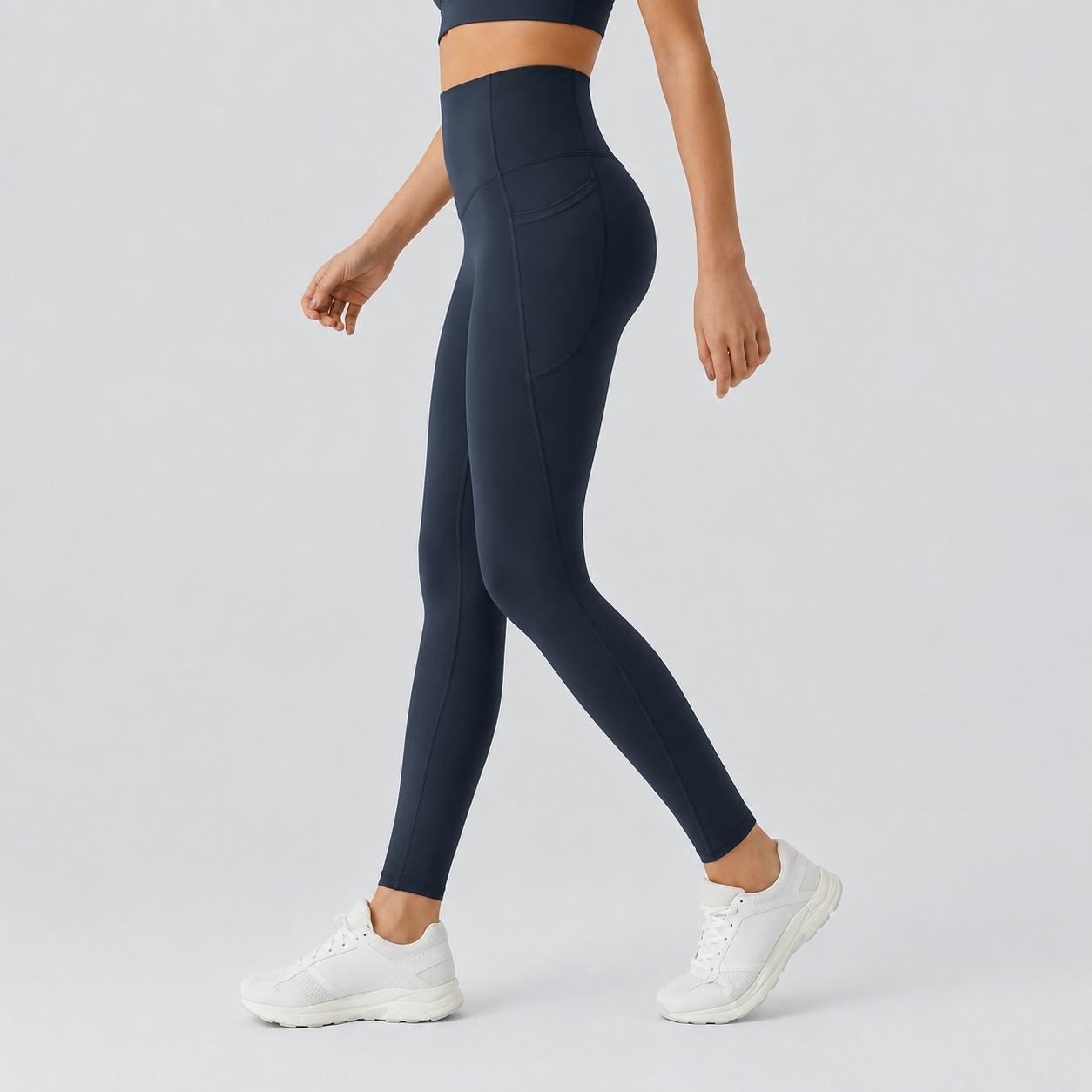 Casual Shaping Training Leggings With Pockets For Women