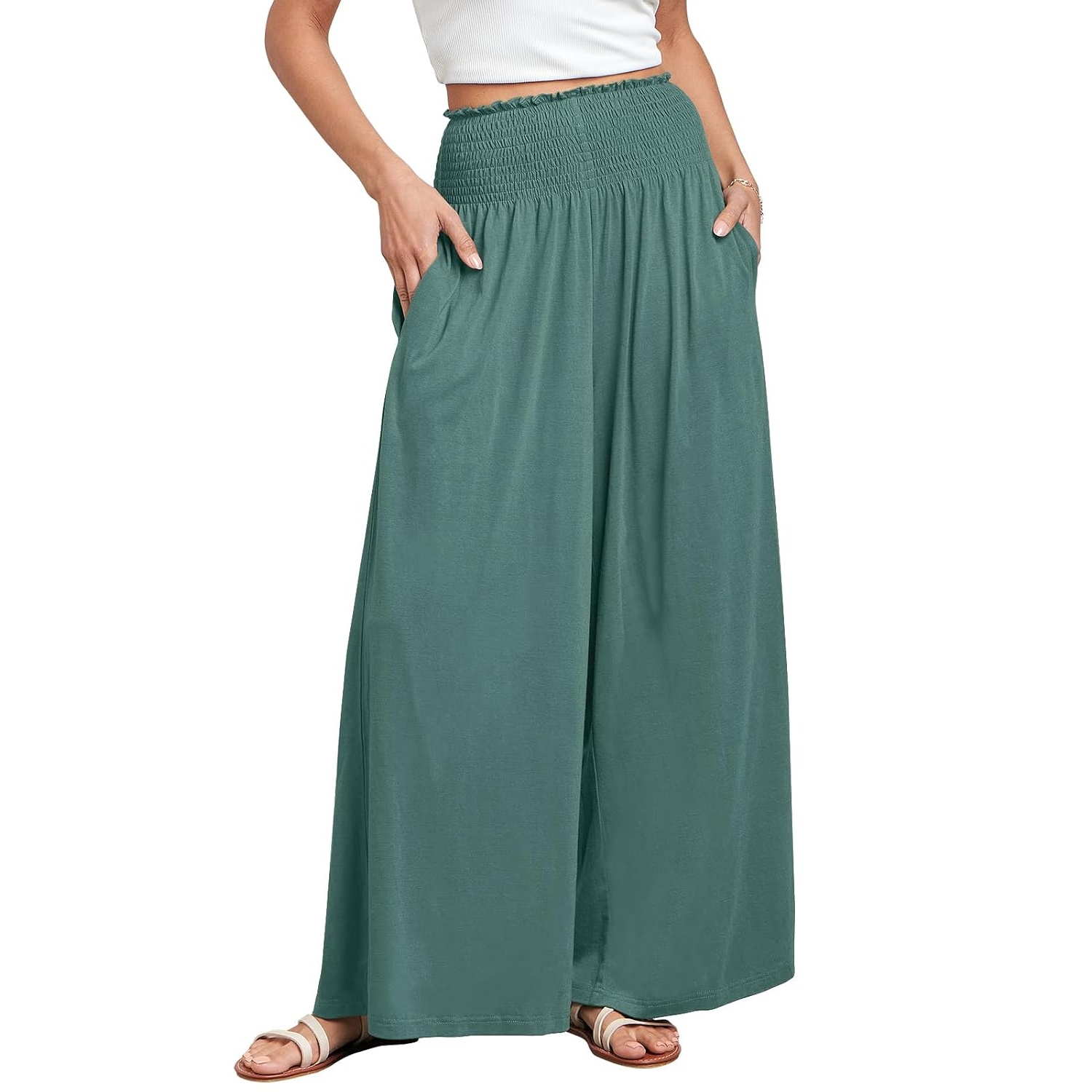Casual Wide Loose Boho Summer Pants For Women