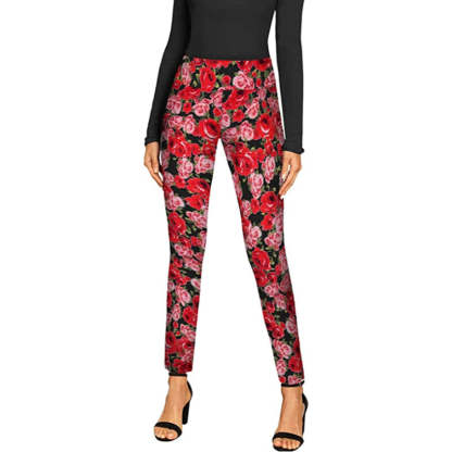 Company Women Office Dressy Leggings Skinny Trousers-Legletic