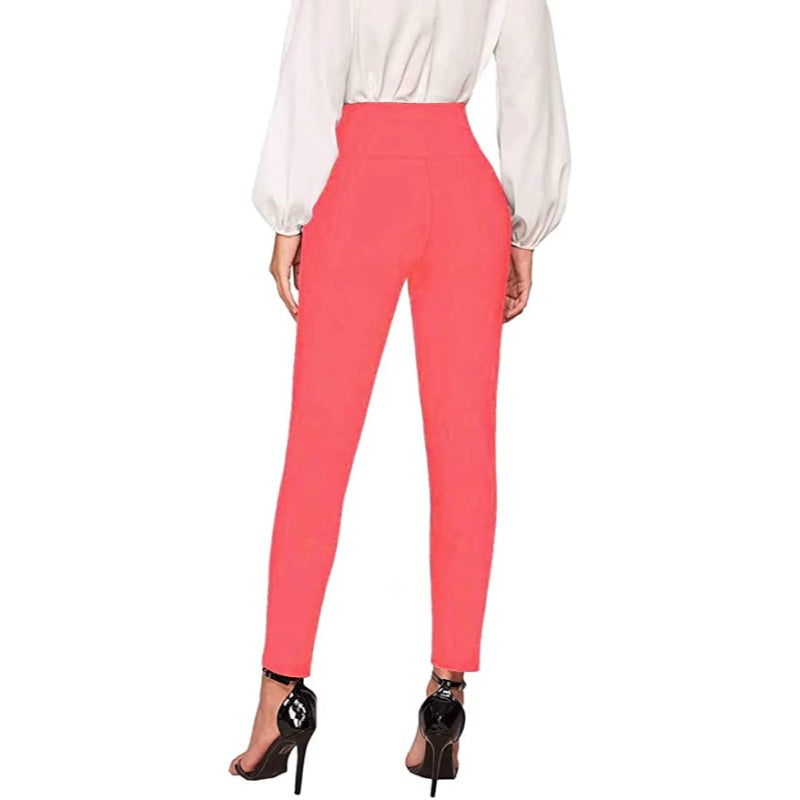 Printed Skinny Trousers For Women-Legletic