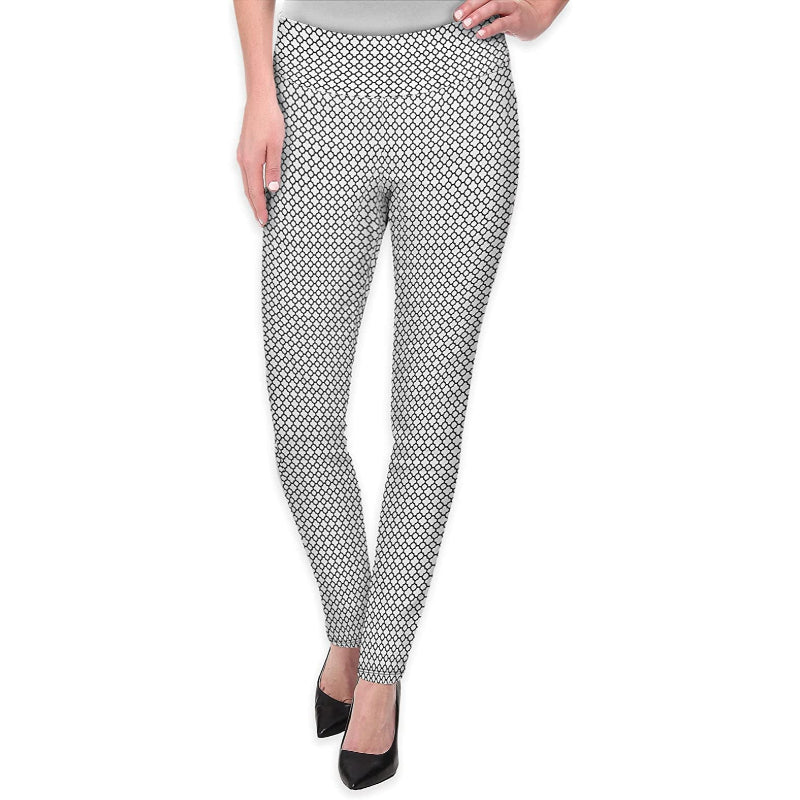 Skinny Print Trousers For Women-Legletic