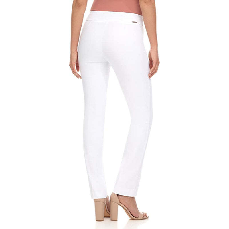Women Ease Into Comfort Straight Leg Pant With Tummy Control