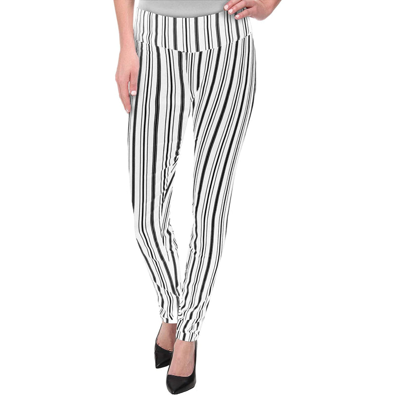 Skinny Print Trousers For Women-Legletic