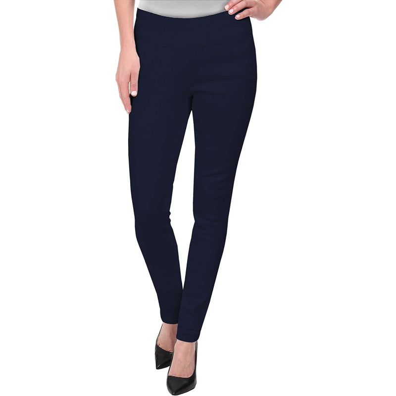 Women Office Printed Dressy Leggings Skinny Trousers-Legletic