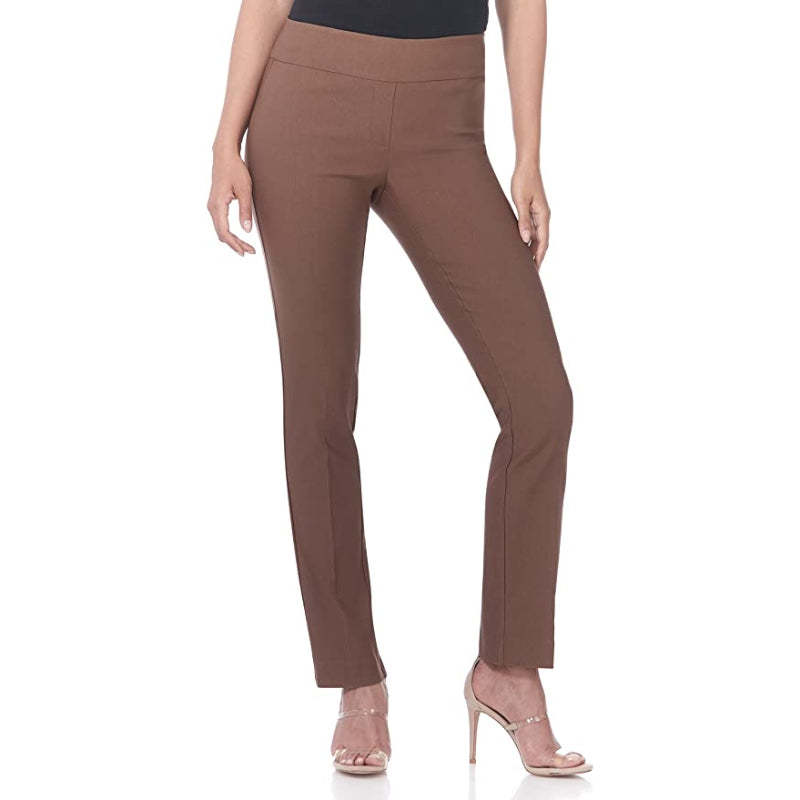 Women Ease Into Comfort Straight Leg Pant With Tummy Control-Legletic