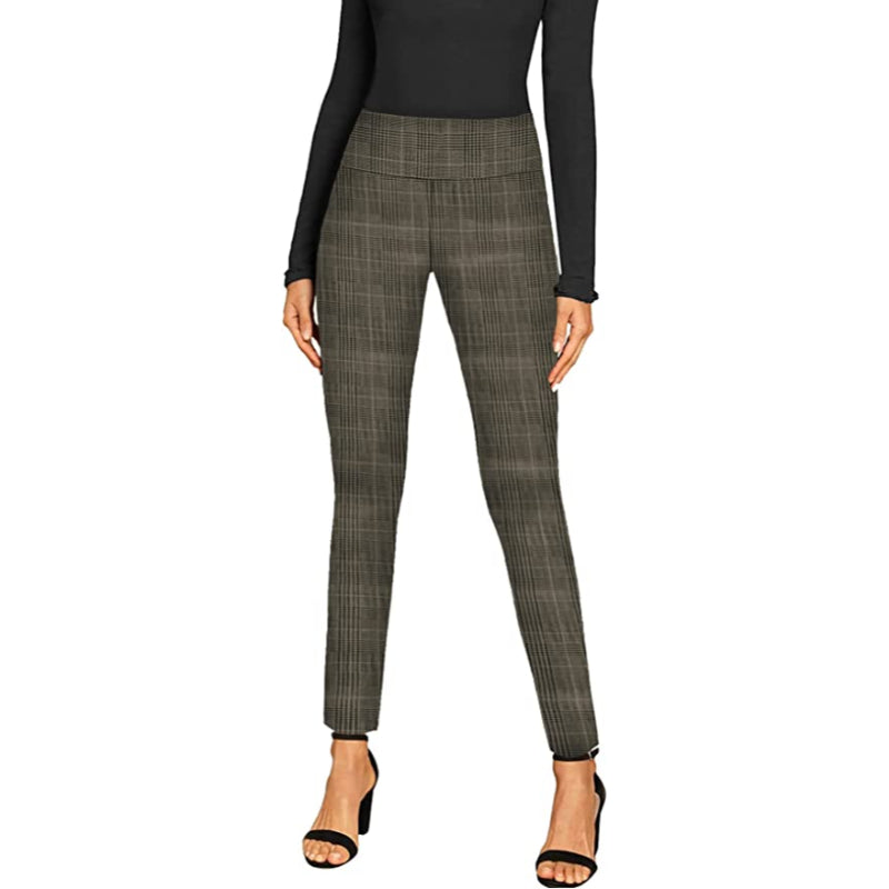 Printed Skinny Trousers For Women-Legletic